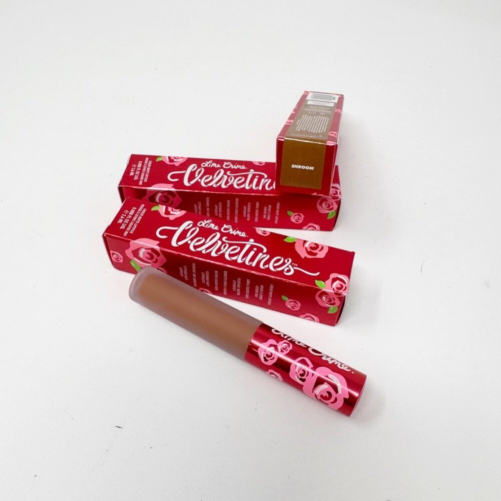 Lot 3 Lime Crime Velvetines Liquid Matte Lipstick Color: SHROOM NEW Discontinued